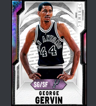 George Gervin, SG/SF player card