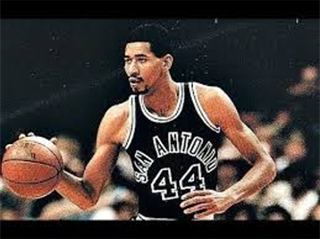 George Gervin during a game